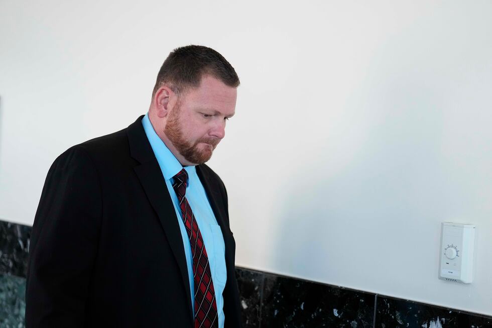 Defendant Randy Roedema walks into the Adams County Justice Center for the start of the Elijah...