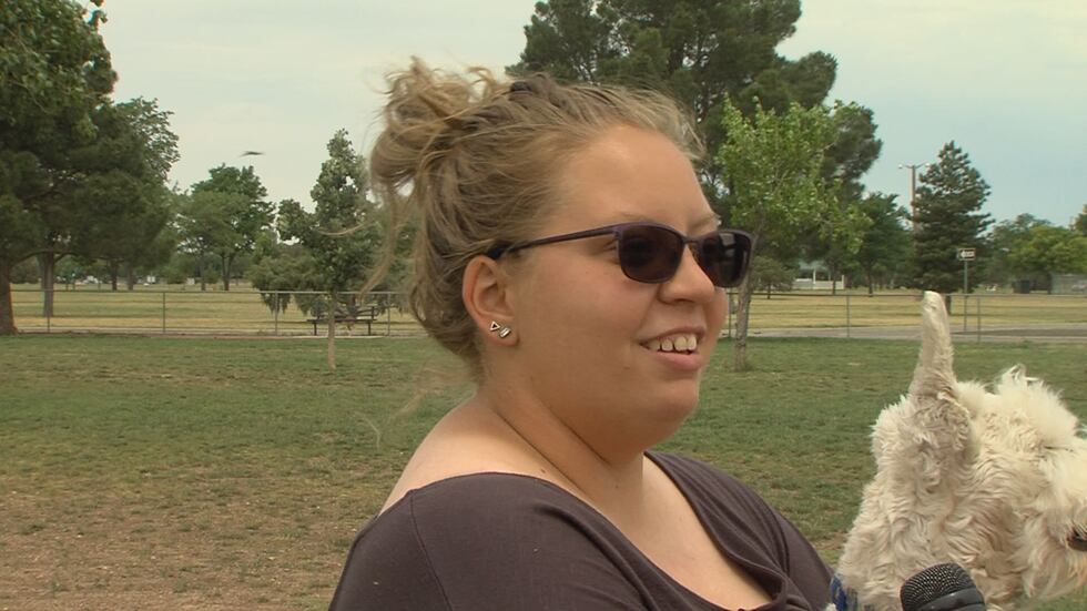 Brittany Lake addresses health concerns not only for her two dogs but also toddler. Source / KFDA