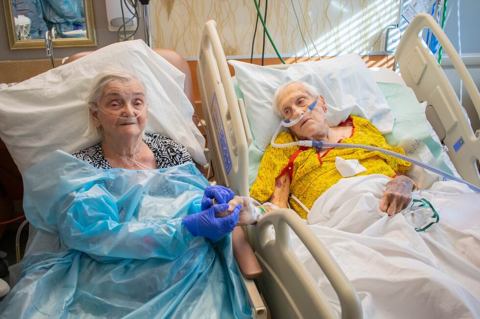 Sterman and Virgie Young have been married for 80 years. They have been separated since they...