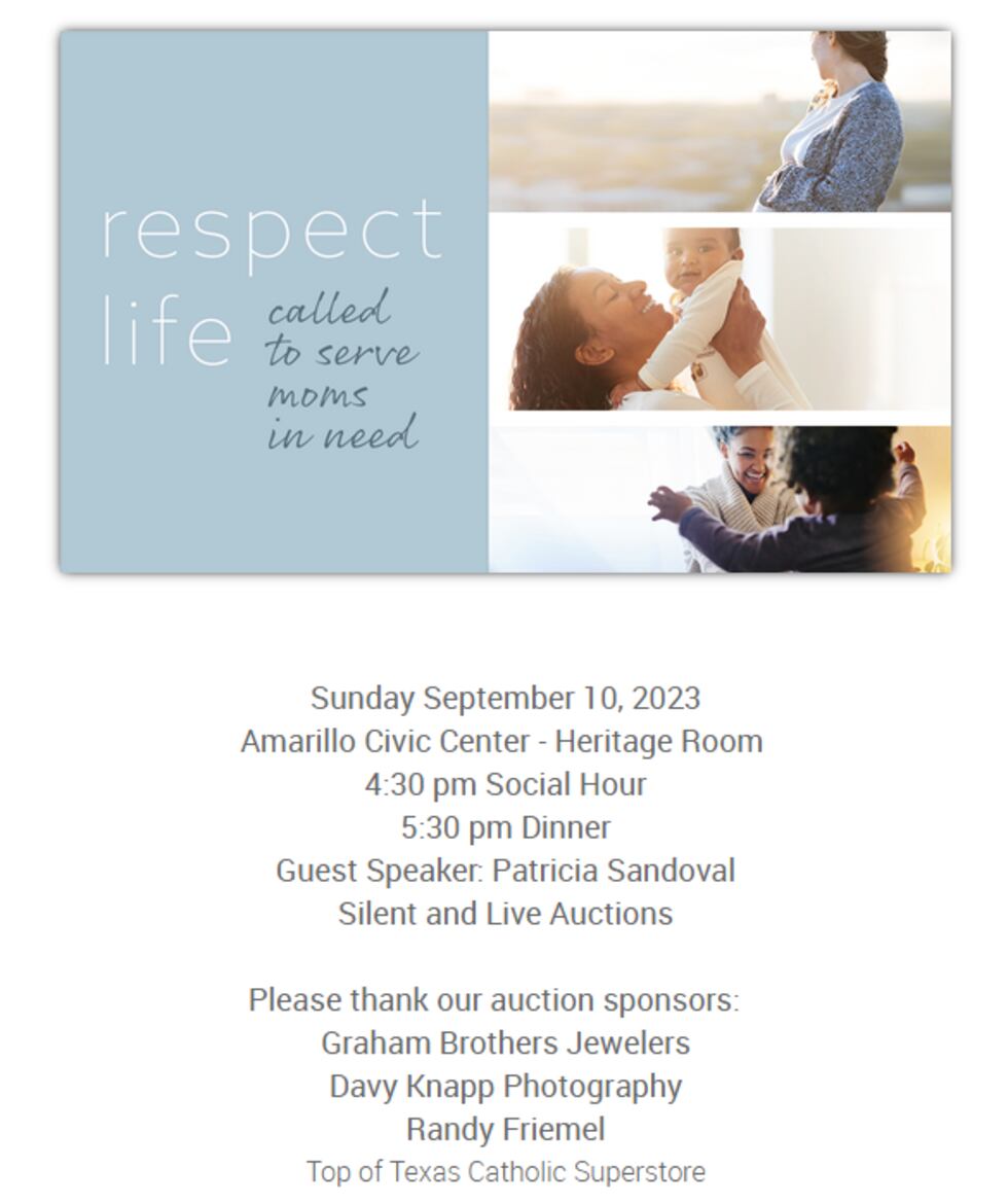 26th Annual Life Banquet reservation deadline is this Friday