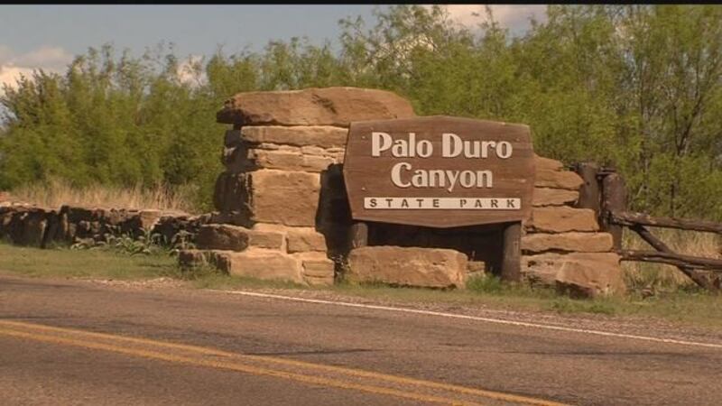 Trails at Palo Duro Canyon State Park are closed today due to heavy rains.