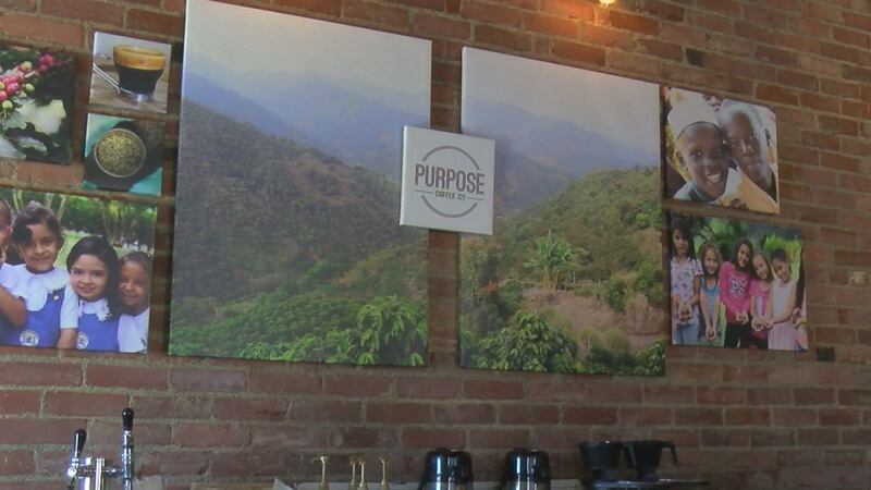 Purpose Coffee Co. in Dalhart donates 100% of its profits to children's charities around the...