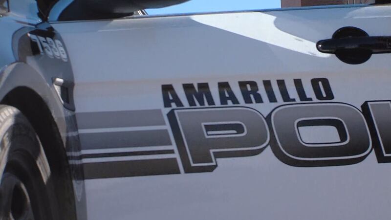 Car door of Amarillo Police Dept. squad car; Source: KFDA