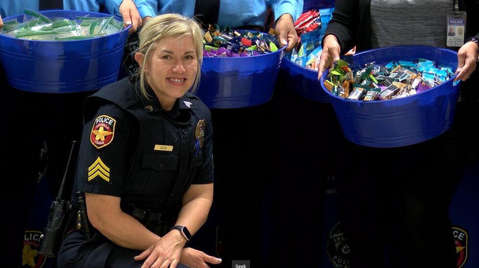 Amarillo Chapters of Beta Sigma Phi delivered snack to all local first responders
