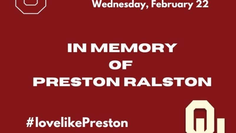 Wear crimson for Preston Ralston